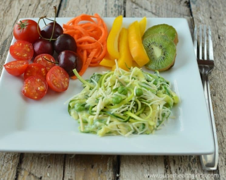 Zucchini Veggiefredo Recipe. Healthy pasta, that isn't pasta! We love doing this with our zucchini!